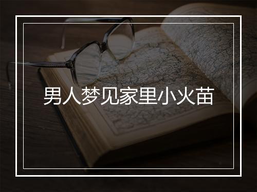 男人梦见家里小火苗