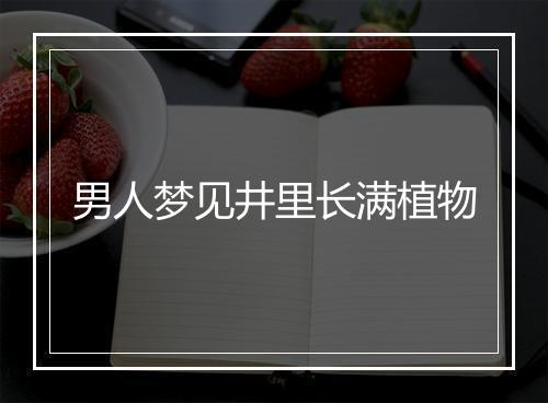 男人梦见井里长满植物