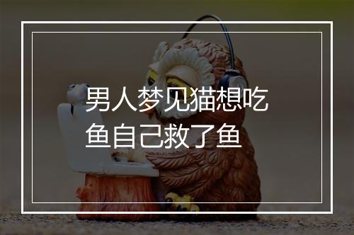 男人梦见猫想吃鱼自己救了鱼