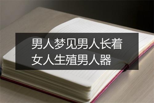 男人梦见男人长着女人生殖男人器