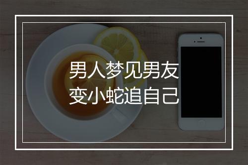 男人梦见男友变小蛇追自己