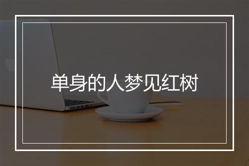 单身的人梦见红树