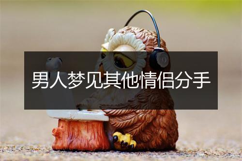 男人梦见其他情侣分手