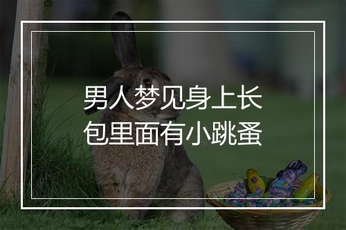 男人梦见身上长包里面有小跳蚤