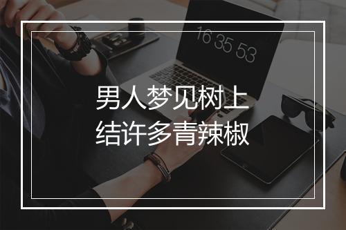 男人梦见树上结许多青辣椒