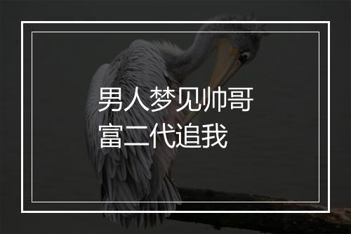 男人梦见帅哥富二代追我