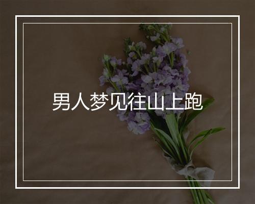 男人梦见往山上跑