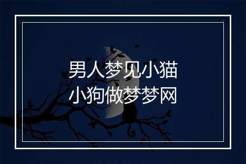 男人梦见小猫小狗做梦梦网