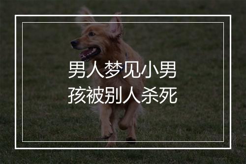 男人梦见小男孩被别人杀死