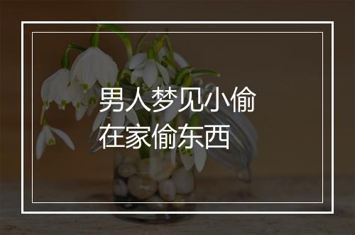 男人梦见小偷在家偷东西