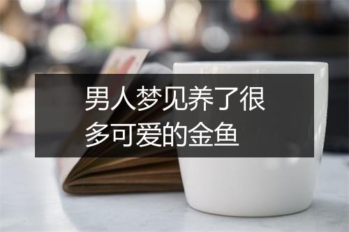 男人梦见养了很多可爱的金鱼