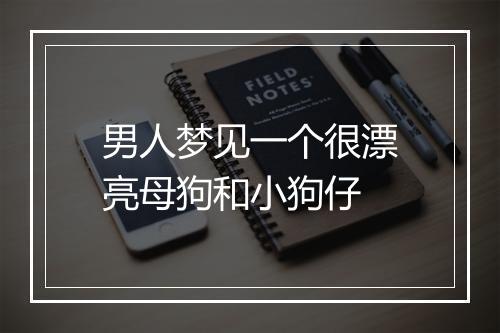 男人梦见一个很漂亮母狗和小狗仔