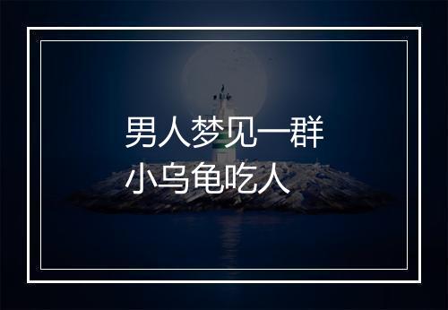 男人梦见一群小乌龟吃人