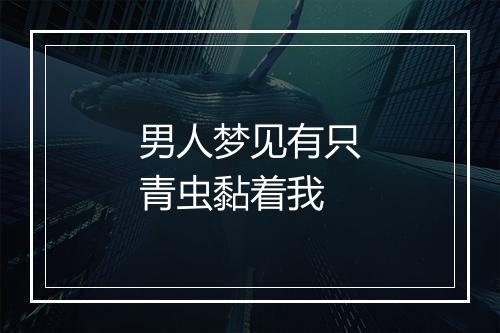 男人梦见有只青虫黏着我