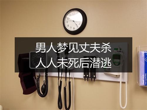 男人梦见丈夫杀人人未死后潜逃