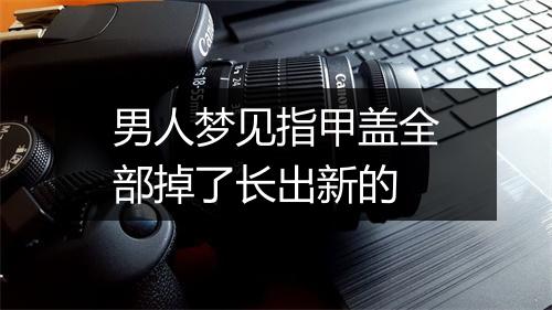 男人梦见指甲盖全部掉了长出新的