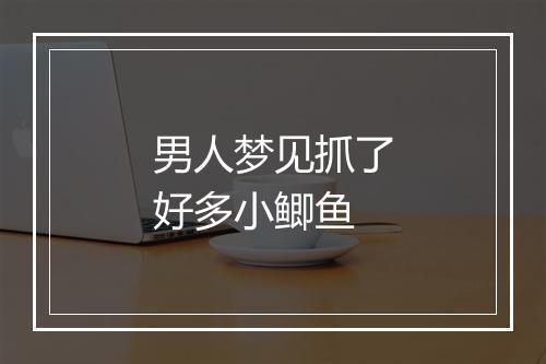 男人梦见抓了好多小鲫鱼