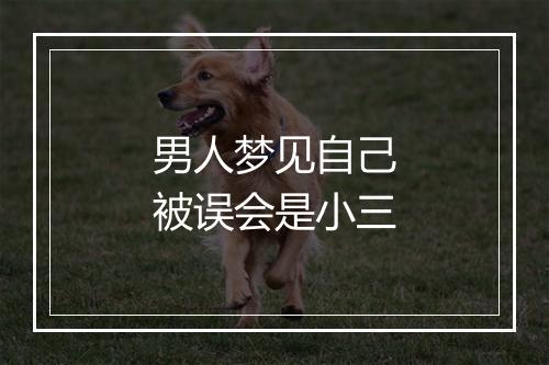 男人梦见自己被误会是小三