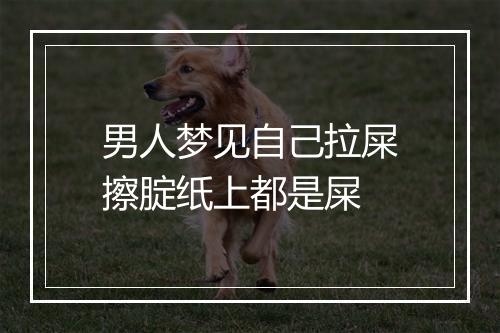 男人梦见自己拉屎擦腚纸上都是屎