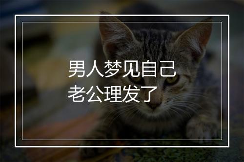 男人梦见自己老公理发了