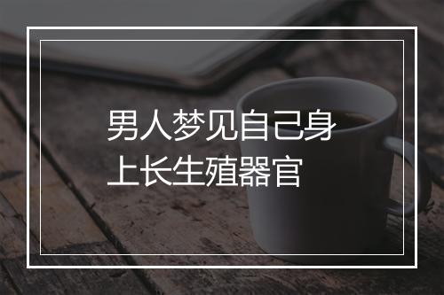 男人梦见自己身上长生殖器官