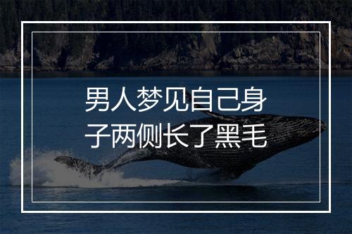 男人梦见自己身子两侧长了黑毛