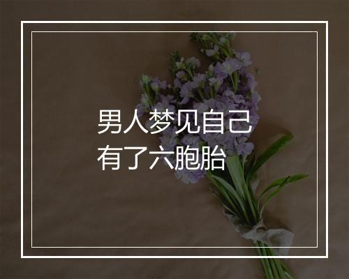 男人梦见自己有了六胞胎