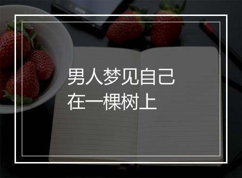 男人梦见自己在一棵树上