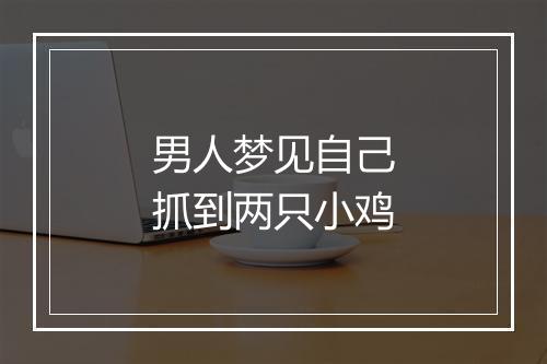 男人梦见自己抓到两只小鸡