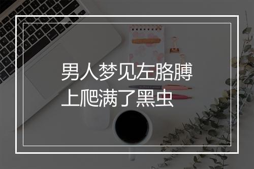 男人梦见左胳膊上爬满了黑虫