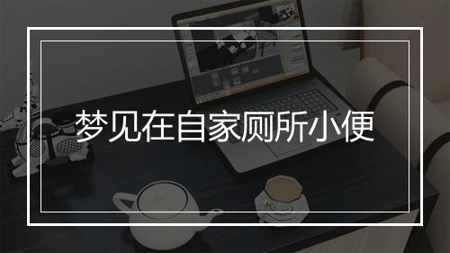 梦见在自家厕所小便