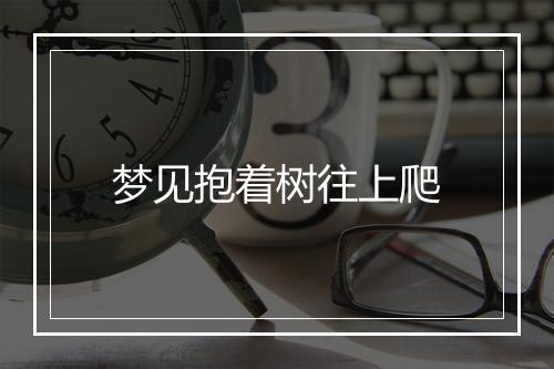 梦见抱着树往上爬