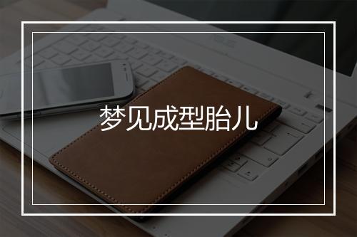 梦见成型胎儿