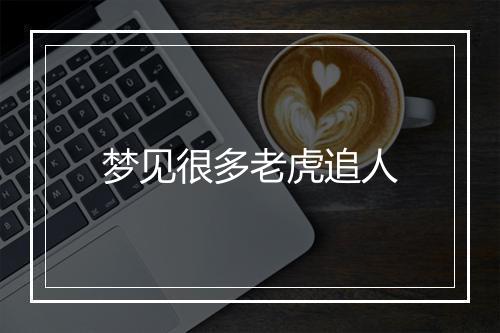 梦见很多老虎追人