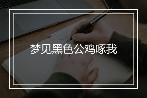 梦见黑色公鸡啄我