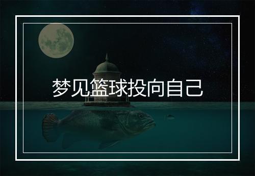 梦见篮球投向自己