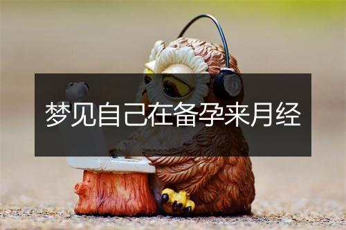 梦见自己在备孕来月经