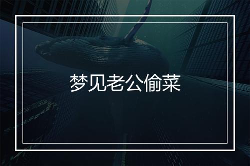 梦见老公偷菜