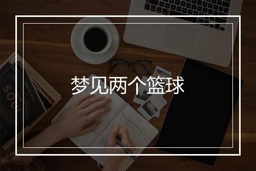 梦见两个篮球