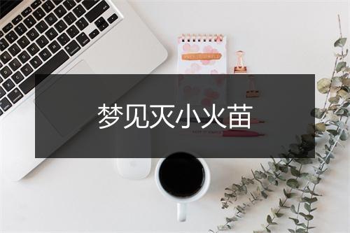 梦见灭小火苗