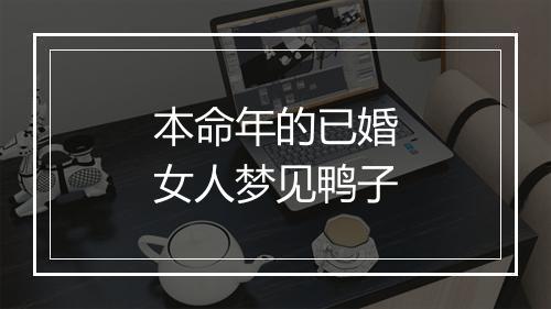 本命年的已婚女人梦见鸭子