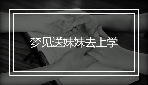 梦见送妹妹去上学