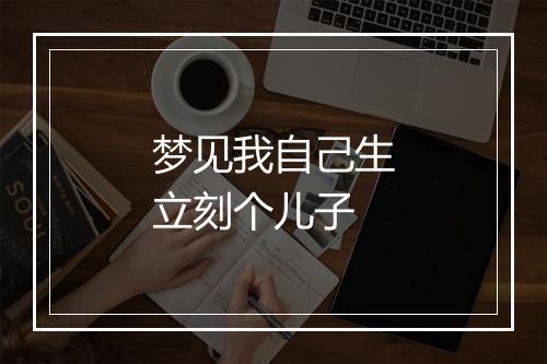 梦见我自己生立刻个儿子