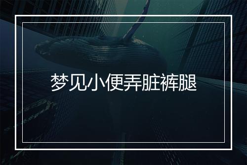 梦见小便弄脏裤腿