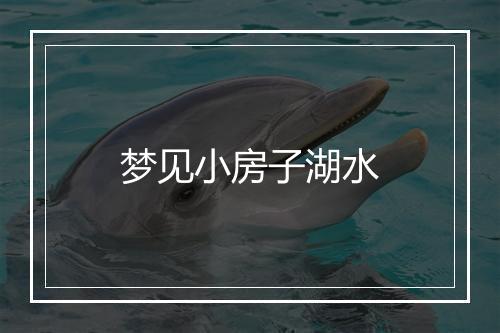 梦见小房子湖水