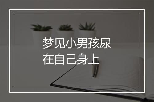 梦见小男孩尿在自己身上