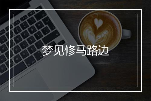 梦见修马路边