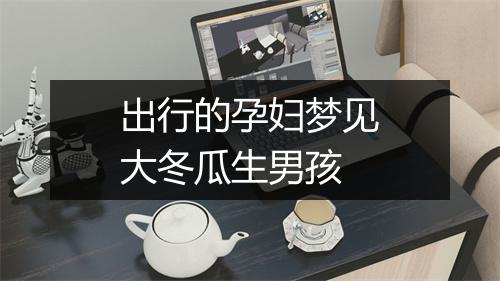 出行的孕妇梦见大冬瓜生男孩