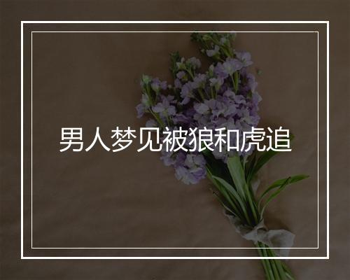 男人梦见被狼和虎追