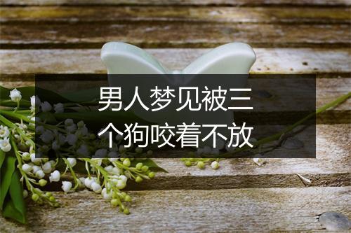 男人梦见被三个狗咬着不放